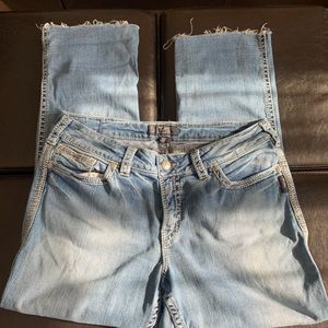 Silver jean Suki flap 17”